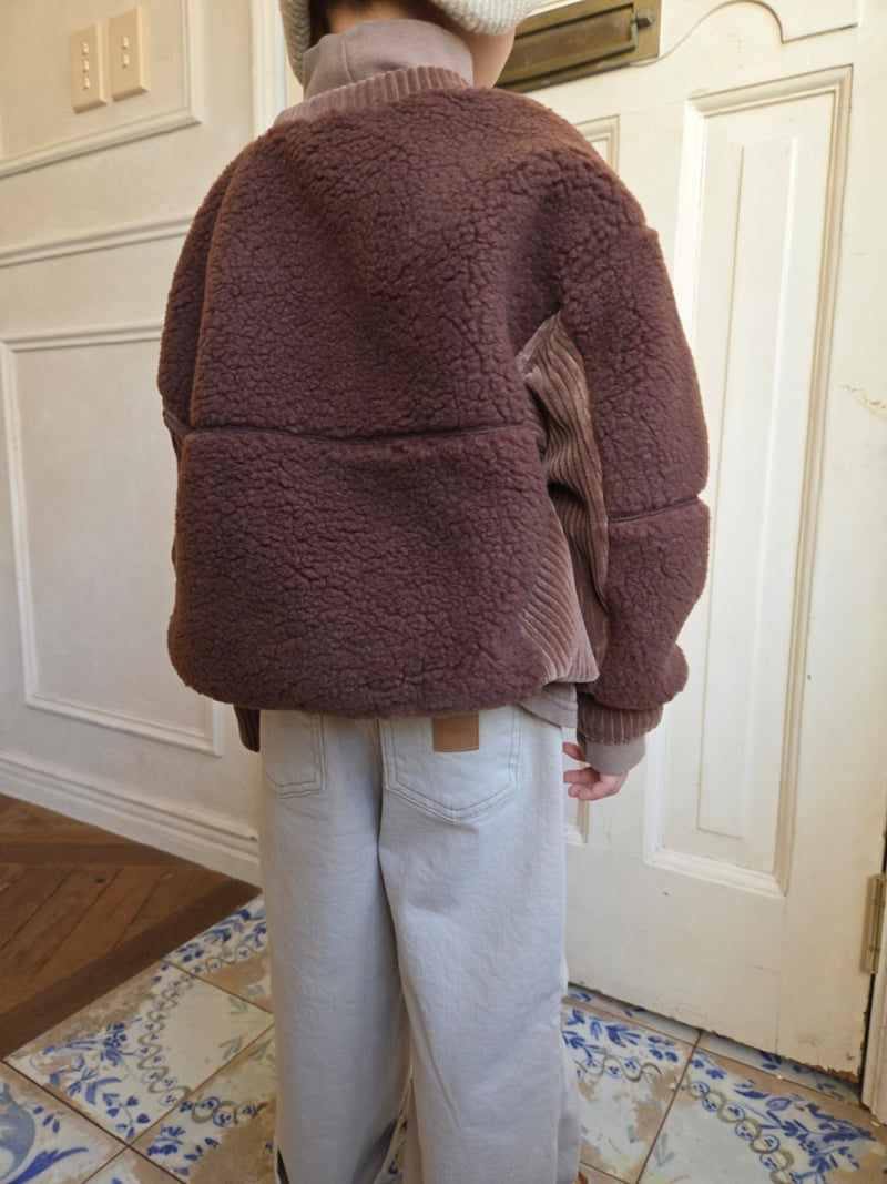 Raleelounge - Korean Children Fashion - #childrensboutique - Boa Rib Sweatshirt - 11