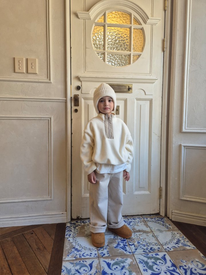 Raleelounge - Korean Children Fashion - #discoveringself - Fleece Scone Top 2 - 2