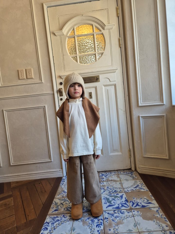Raleelounge - Korean Children Fashion - #discoveringself - Camel Turtleneck Tee