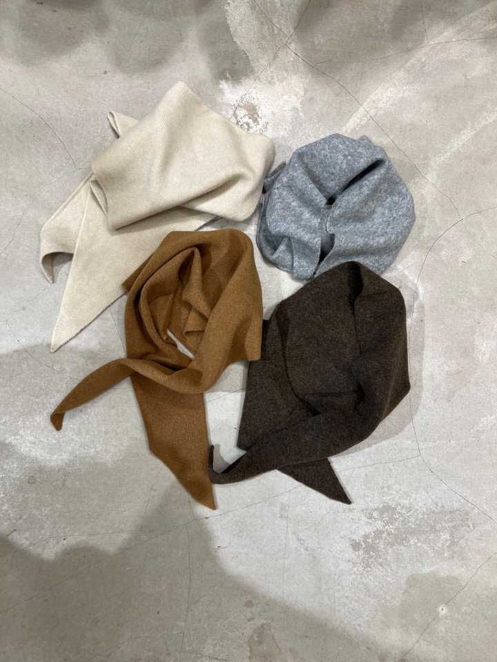 Raleelounge - Korean Children Fashion - #discoveringself - Wool Mini Triangle Muffler