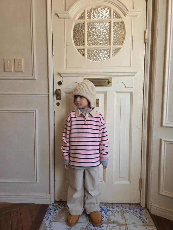 Raleelounge - Korean Children Fashion - #fashionkids - Warm Soft Collar Tee