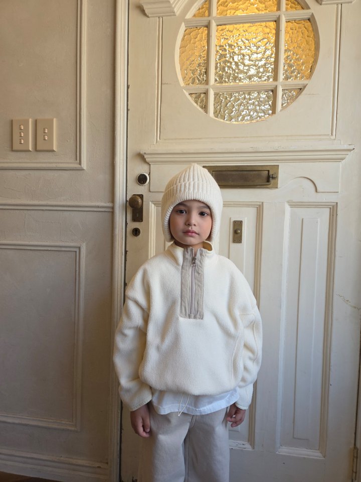 Raleelounge - Korean Children Fashion - #fashionkids - Fleece Scone Top 2 - 4