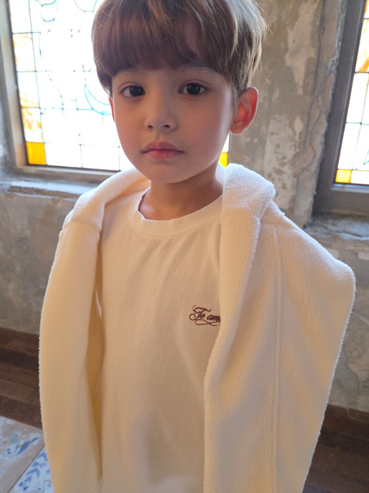 Raleelounge - Korean Children Fashion - #kidsstore - Basic Embroidered Raffiche Tee - 3