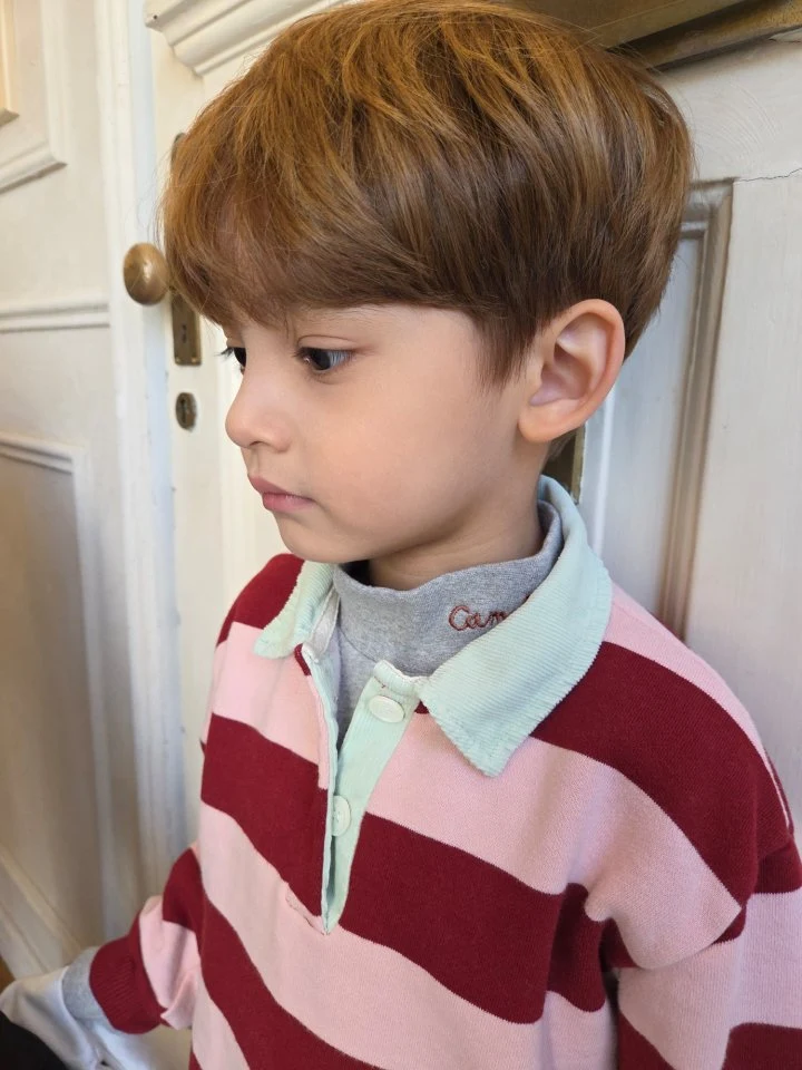 Raleelounge - Korean Children Fashion - #kidsstore - Basic Lauren Collar Tee - 2