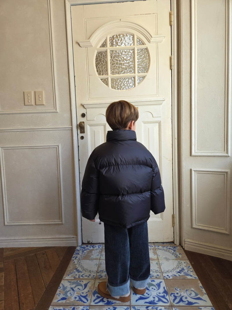 Raleelounge - Korean Children Fashion - #kidzfashiontrend - Half Daily Tie Padding Jacket - 10
