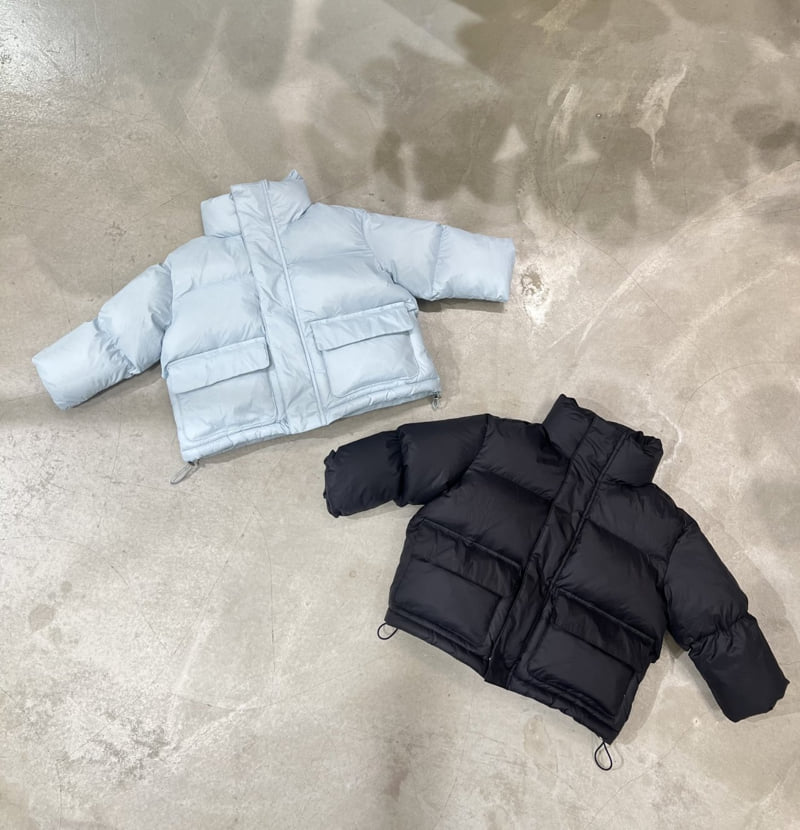 Raleelounge - Korean Children Fashion - #littlefashionista - Half Daily Tie Padding Jacket - 12