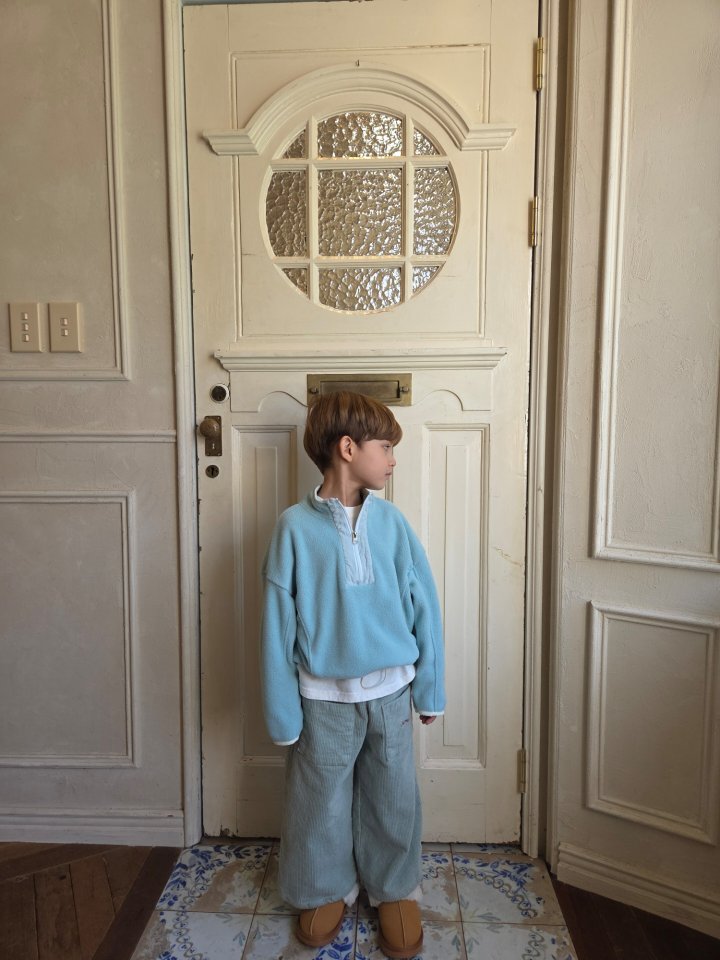 Raleelounge - Korean Children Fashion - #littlefashionista - Fleece Scone Top 2 - 8