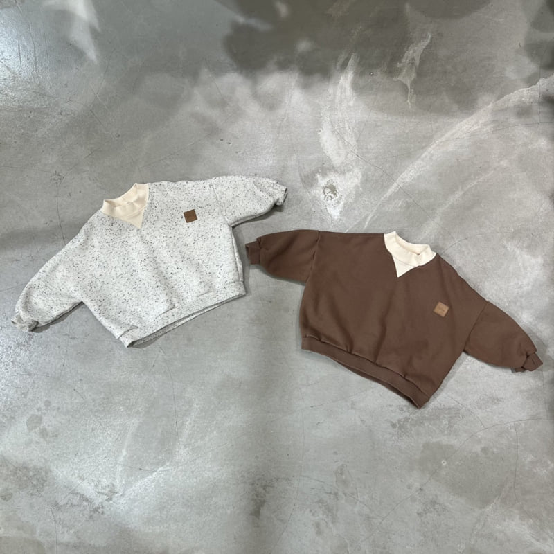 Raleelounge - Korean Children Fashion - #prettylittlegirls - Loose Fit Neps Leather Sweatshirt - 11