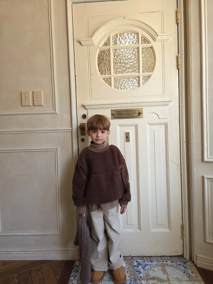 Raleelounge - Korean Children Fashion - #todddlerfashion - Boa Rib Sweatshirt - 7