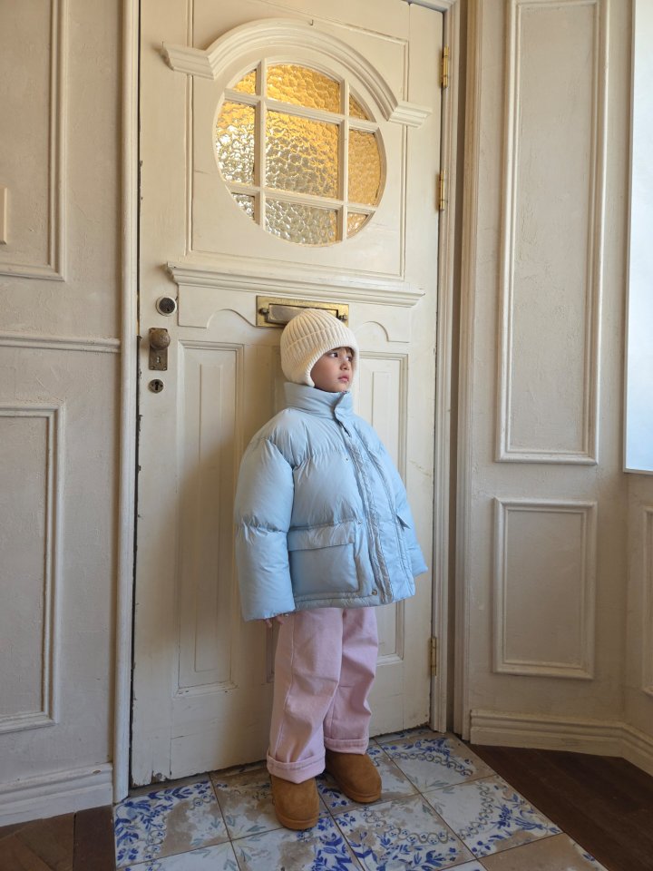 Raleelounge - Korean Children Fashion - #toddlerclothing - Half Daily Tie Padding Jacket