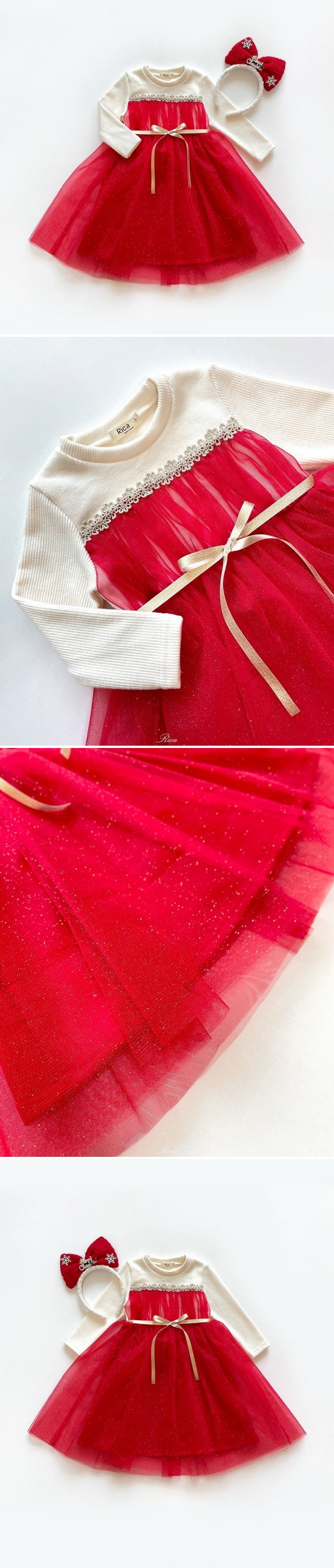 Rica - Korean Children Fashion - #magicofchildhood - Sparkling Tulle One-piece - 2