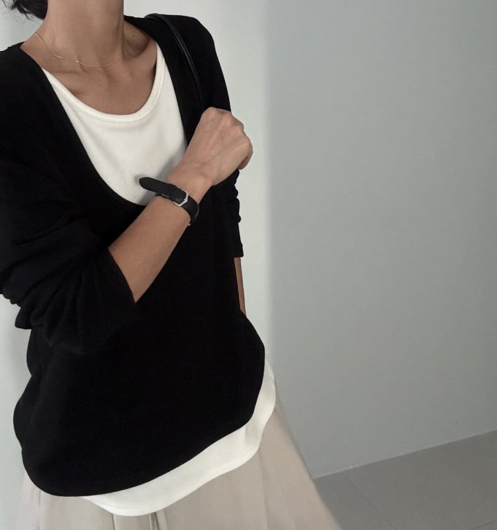 Ripple - Korean Women Fashion - #momslook - Classic Double Tee - 8