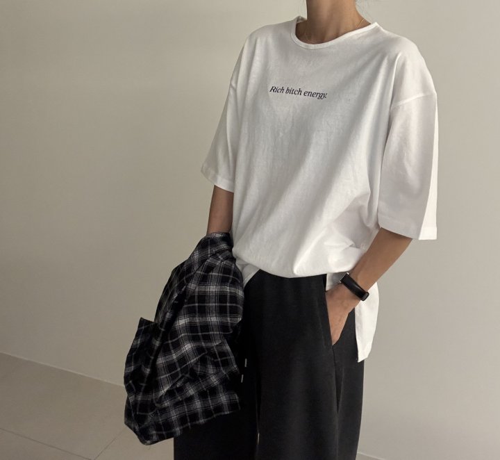 Ripple - Korean Women Fashion - #momslook - Rich Brushed Tee - 6