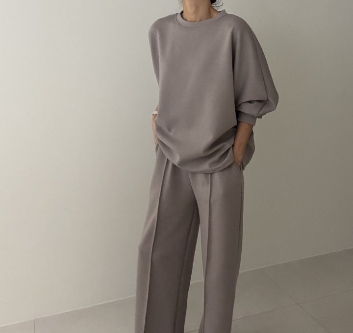 Ripple - Korean Women Fashion - #momslook - Ghost Brushed Set - 2