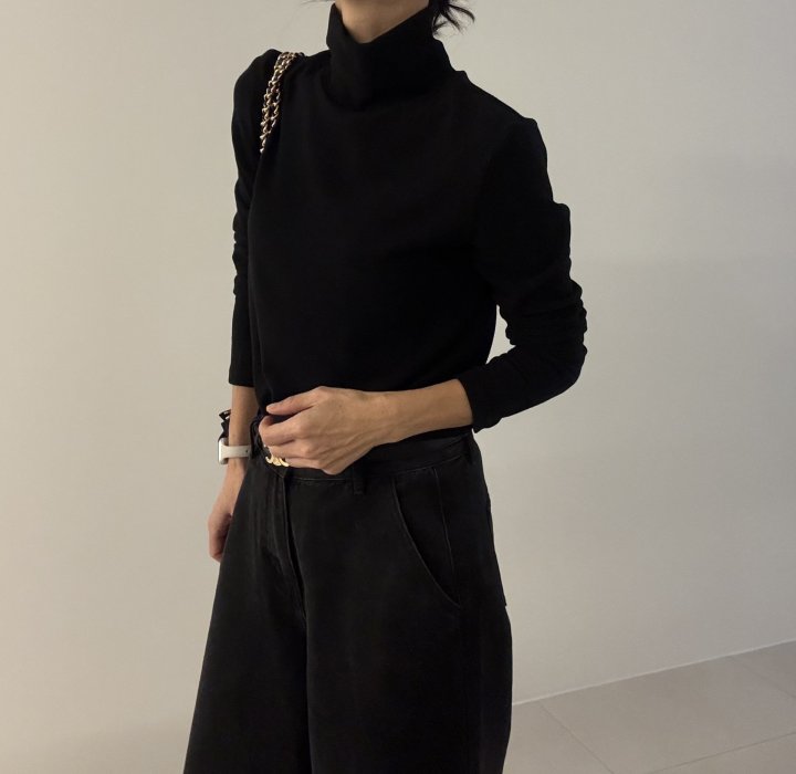 Ripple - Korean Women Fashion - #momslook - Canoe Turtleneck Tee - 9