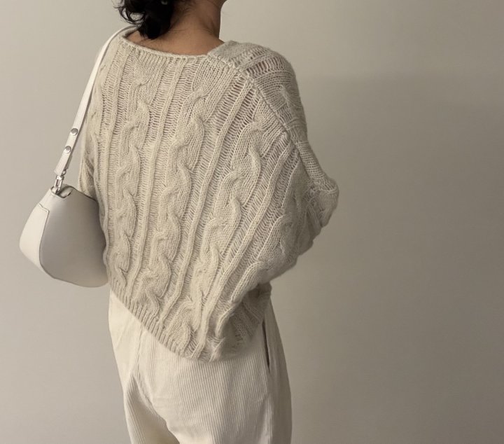 Ripple - Korean Women Fashion - #momslook - Vince Cable Knit - 5