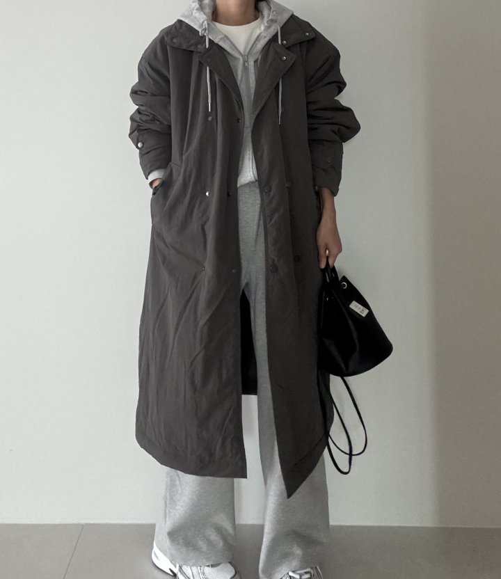 Ripple - Korean Women Fashion - #momslook - Ash Long Padding - 12