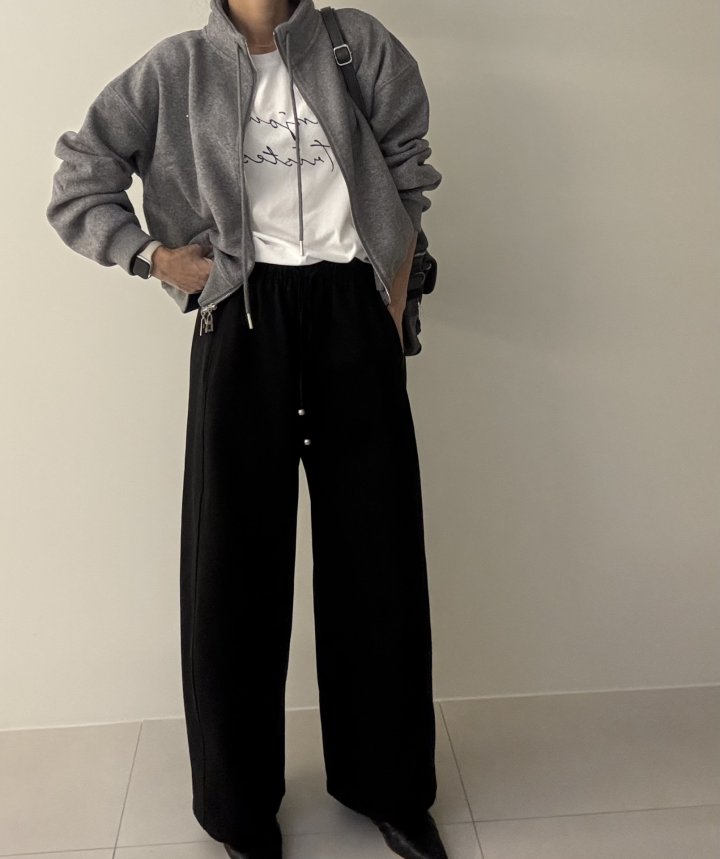 Ripple - Korean Women Fashion - #momslook - Winter Falling Brushed Pants
