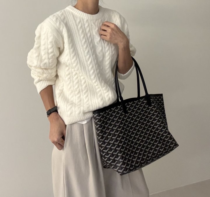 Ripple - Korean Women Fashion - #momslook - Mazel Cable Knit - 5