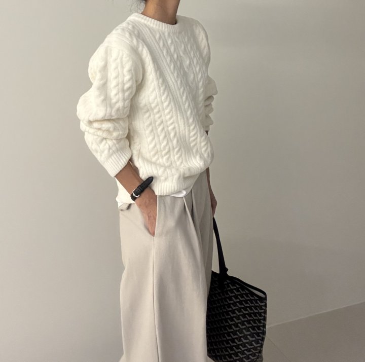 Ripple - Korean Women Fashion - #momslook - Mazel Cable Knit - 6