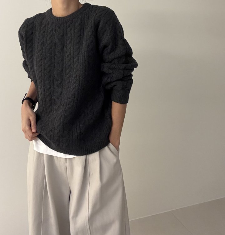 Ripple - Korean Women Fashion - #pursuepretty - Mazel Cable Knit - 10