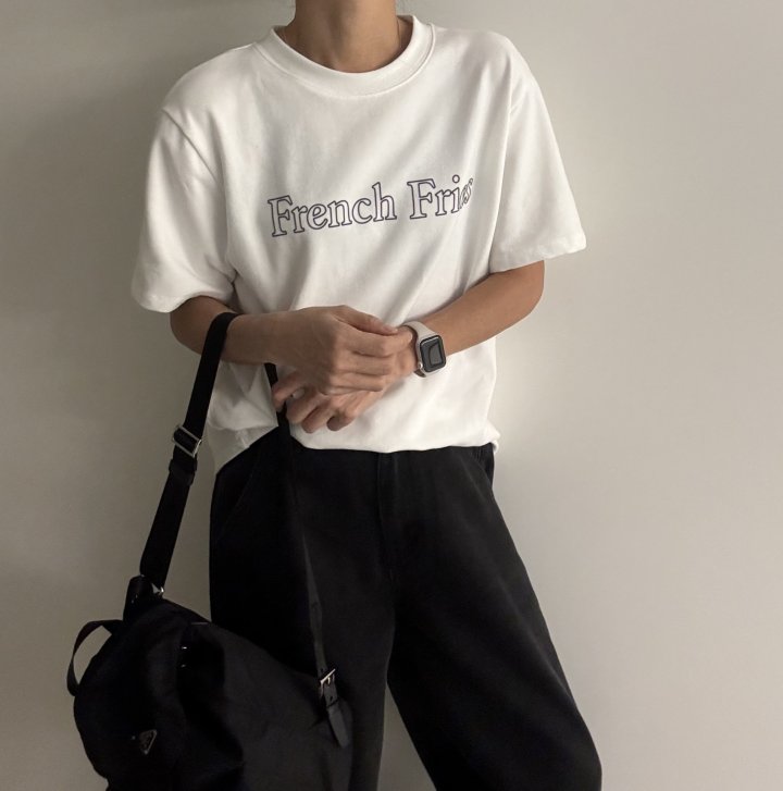 Ripple - Korean Women Fashion - #pursuepretty - French Short Sleeve Tee - 8