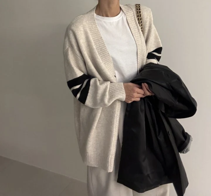 Ripple - Korean Women Fashion - #romanticstyle - Luming Boxy Cardigan