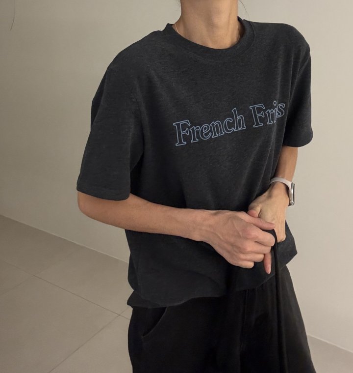 Ripple - Korean Women Fashion - #shopsmall - French Short Sleeve Tee - 11