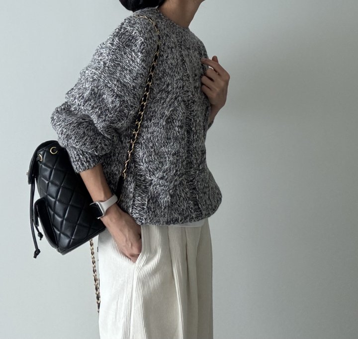 Ripple - Korean Women Fashion - #shopsmall - Cozy Lotti Cable Knit - 7