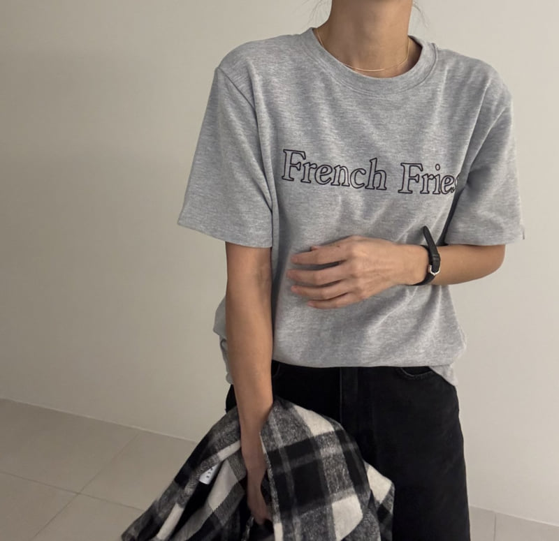 Ripple - Korean Women Fashion - #thatsdarling - French Short Sleeve Tee - 12