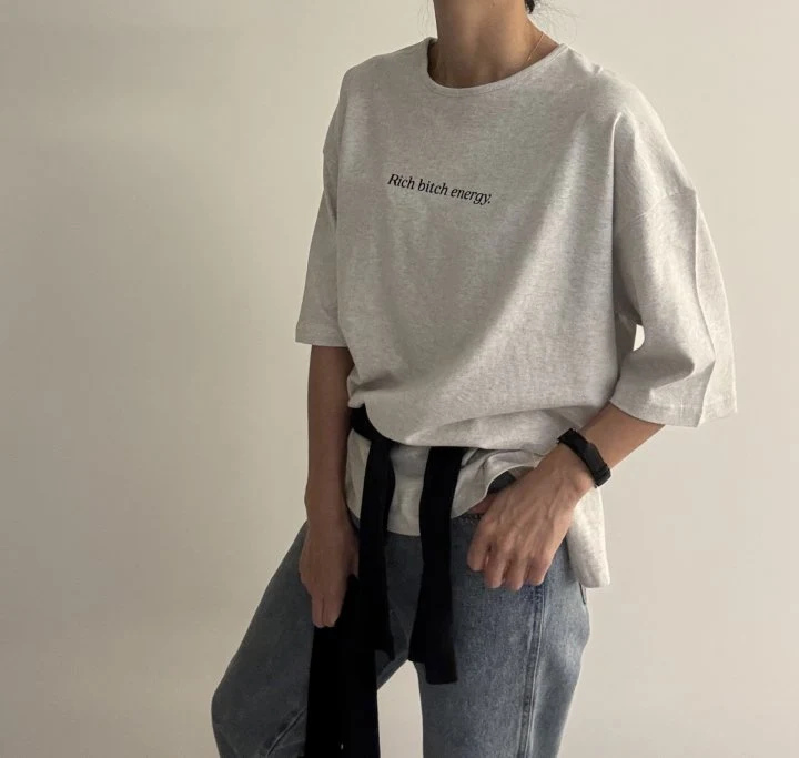 Ripple - Korean Women Fashion - #thelittlethings - Rich Brushed Tee - 3