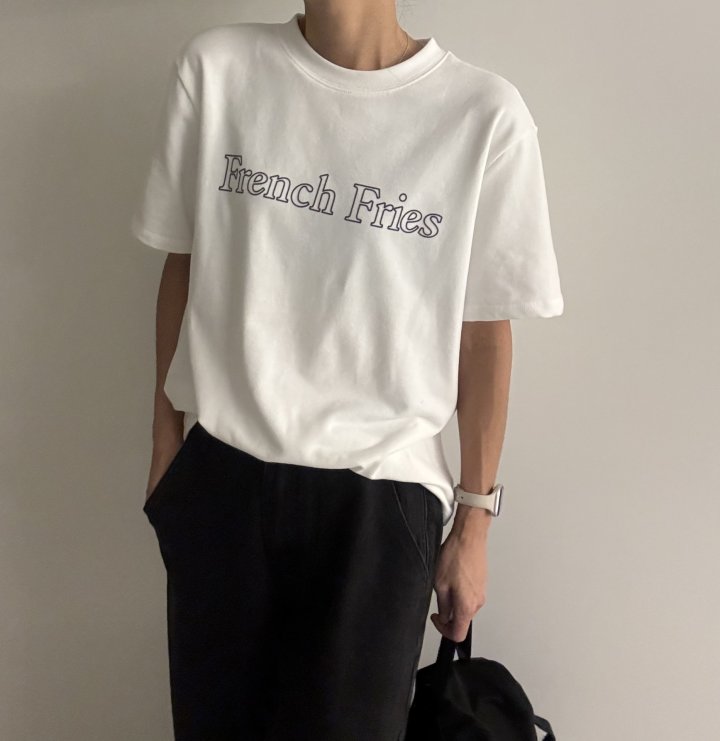 Ripple - Korean Women Fashion - #vintagekidsstyle - French Short Sleeve Tee - 7