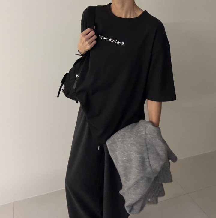 Ripple - Korean Women Fashion - #womensfashion - Rich Brushed Tee - 7