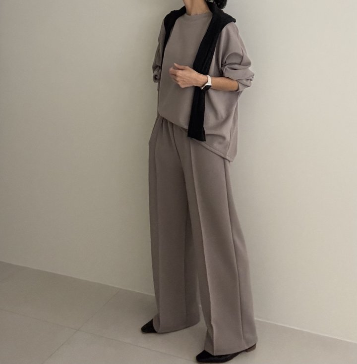 Ripple - Korean Women Fashion - #womensfashion - Ghost Brushed Set - 3