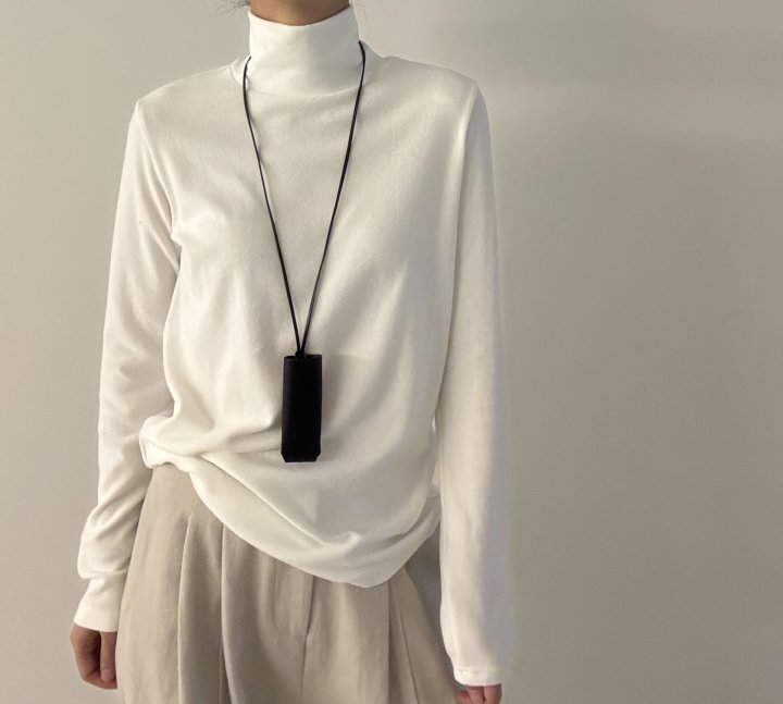 Ripple - Korean Women Fashion - #momslook - Canoe Turtleneck Tee - 4