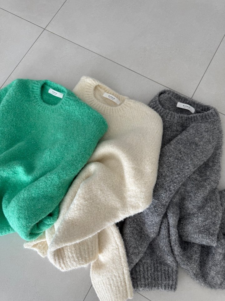 Ripple - Korean Women Fashion - #womensfashion - Cozy Kancho Knit - 2