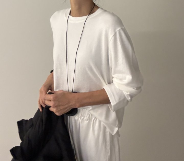 Ripple - Korean Women Fashion - #womensfashion - Daily Brushed Tee - 3