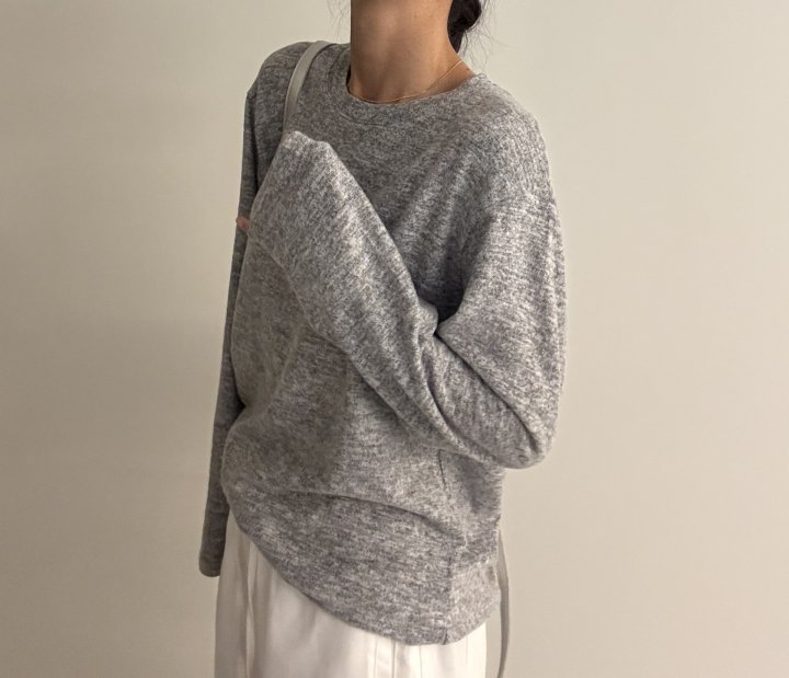 Ripple - Korean Women Fashion - #womensfashion - Daily Brushed Tee - 9