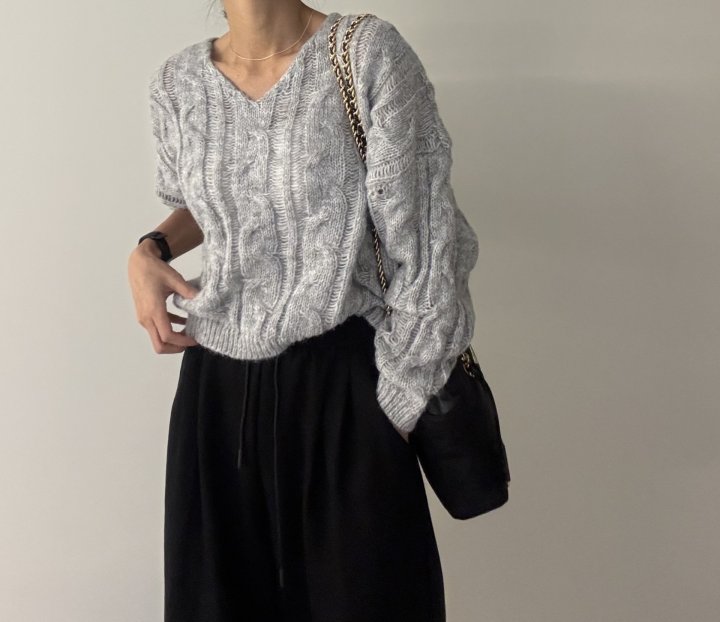 Ripple - Korean Women Fashion - #womensfashion - Vince Cable Knit - 10