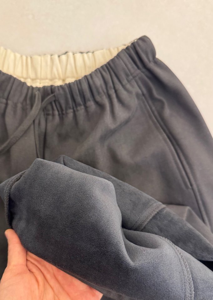 Ripple - Korean Women Fashion - #womensfashion - Winter Falling Brushed Pants - 8