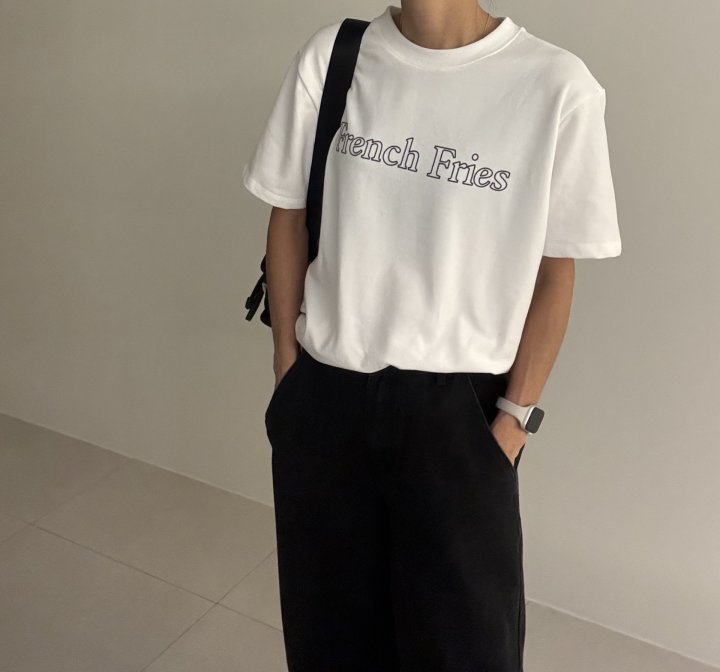Ripple - Korean Women Fashion - #womensfashion - French Short Sleeve Tee