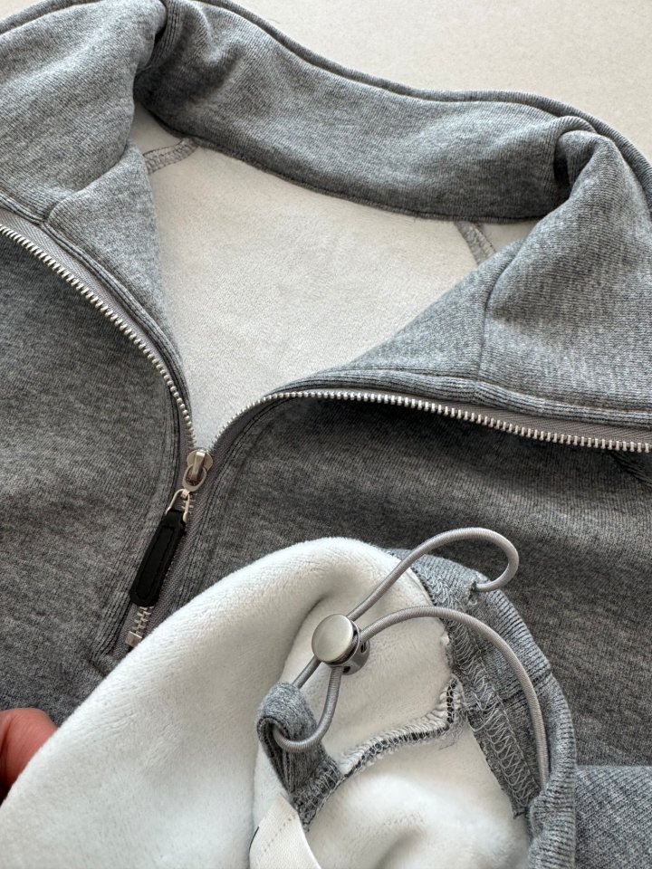 Ripple - Korean Women Fashion - #womensfashion - Premium Half Zip Set - 12