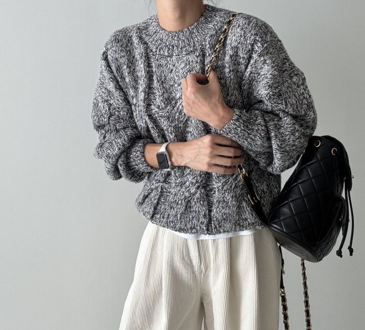 Ripple - Korean Women Fashion - #womensfashion - Cozy Lotti Cable Knit