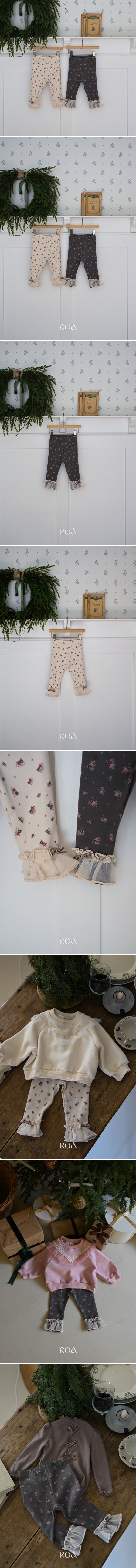 Roa - Korean Baby Fashion - #babygirlfashion - Bebe Antique Leggings - 2