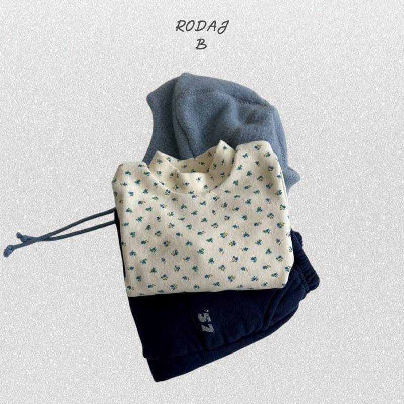 Roda J - Korean Baby Fashion - #babyoninstagram - Wildflower Mock Neck Tee - 10