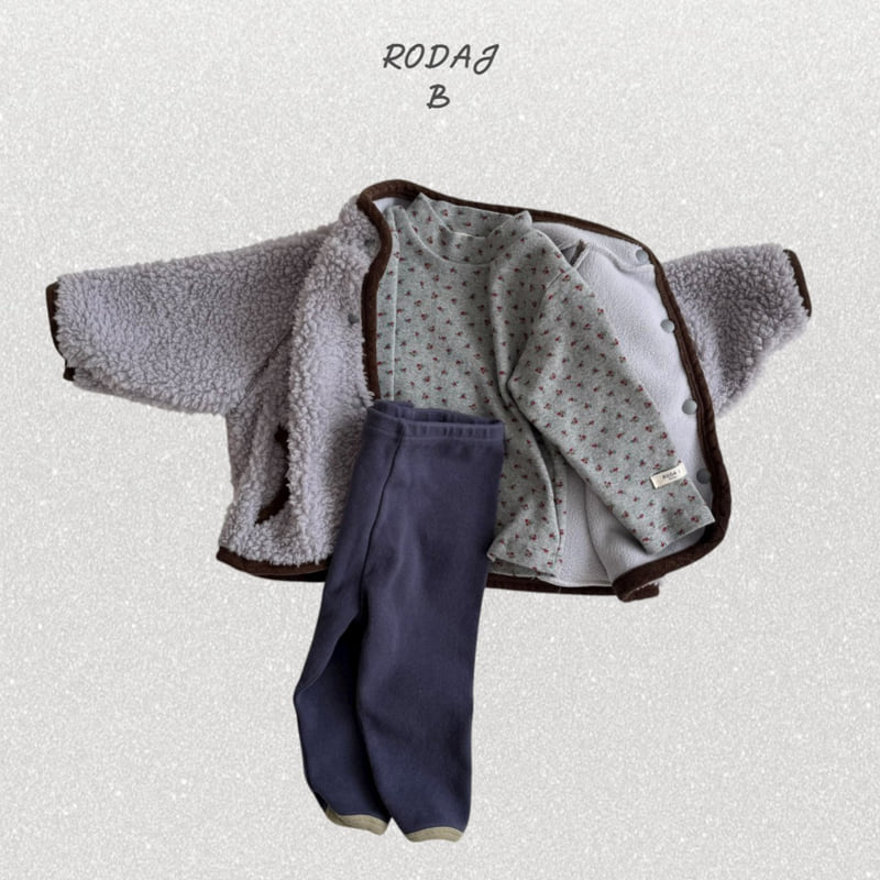 Roda J - Korean Baby Fashion - #babyootd - Wildflower Mock Neck Tee - 11