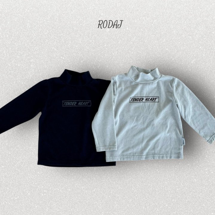 Roda J - Korean Children Fashion - #kidzfashiontrend - Tender Half Turtleneck Tee - 3