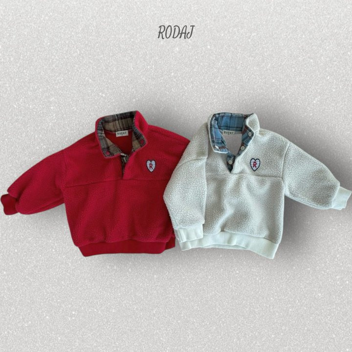 Roda J - Korean Children Fashion - #minifashionista - Poby Half-Open Sweatshirt (Junior)