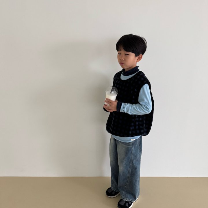 Roda J - Korean Children Fashion - #stylishchildhood - Chess Vest - 5