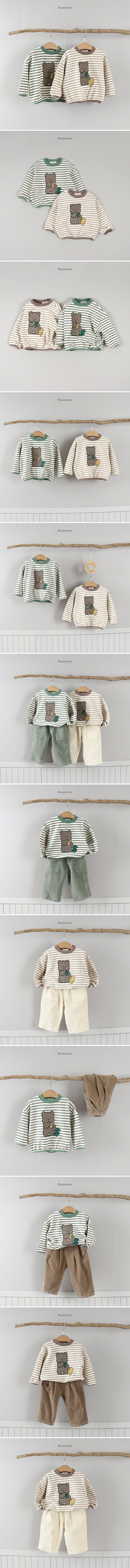 Rosemary - Korean Children Fashion - #childrensboutique - Matching Stripe Tee